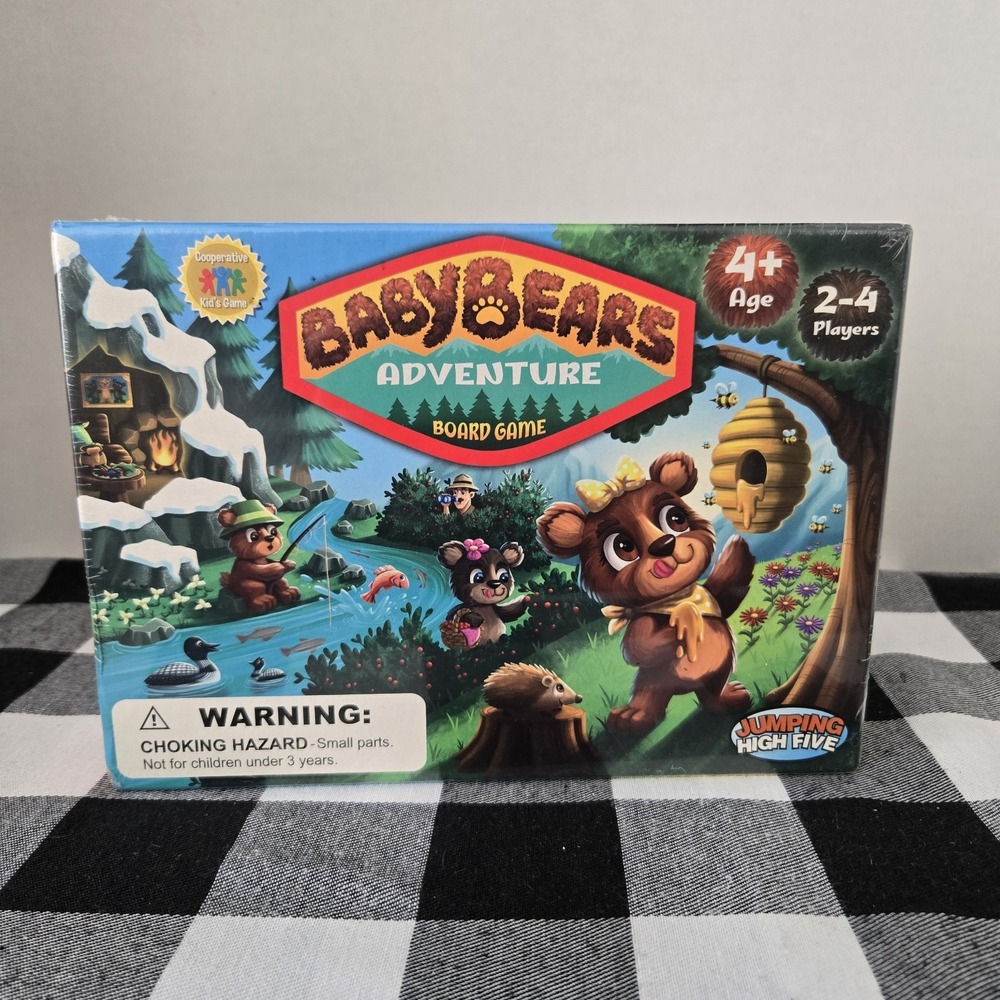 NIB Baby Bears Adventure Board Game Matching Cooperation Social Ages 4 YRS +